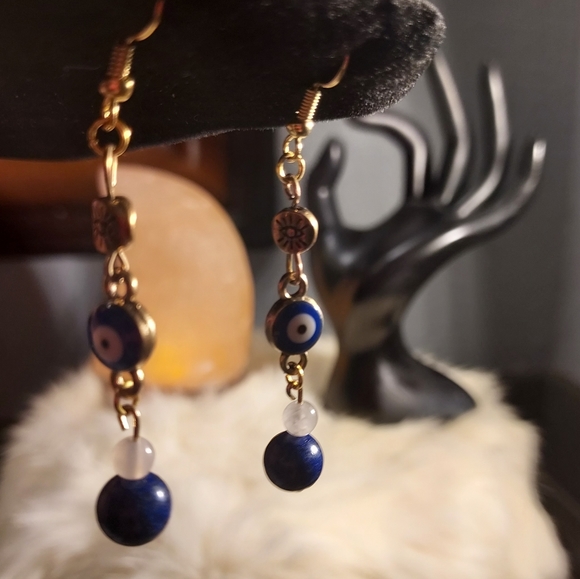 New Handmade crystal earrings - Picture 3 of 4